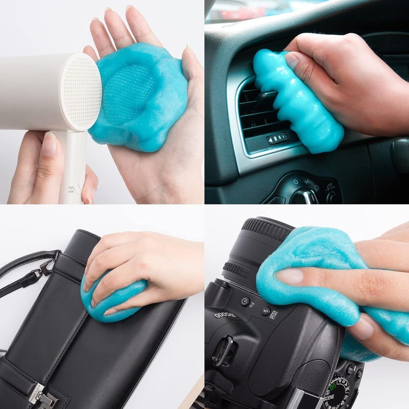 CLICK CLEAN Keyboard Cleaning Gel, 7oz Universal Cleaning Gel for Keyboards Electronics Dust Cleaner for Car, Laptop, Air Vents - Image 4
